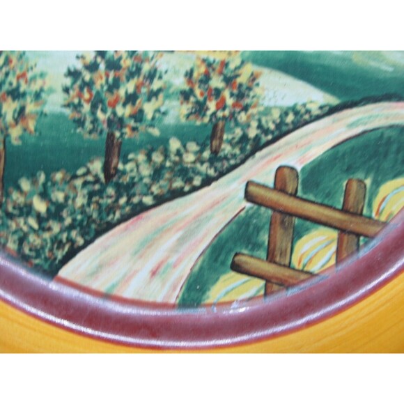 Ambiance Harvest Village 10 3/4" French Countryside Dinner Plate Read Descript - Picture 4 of 12